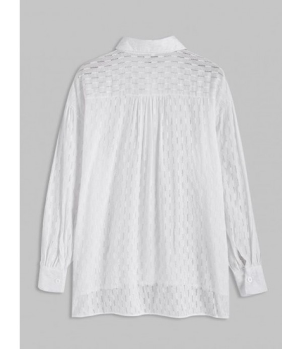 Women's Daily Fashion Co Ord Two Piece Set Textured Drop Shoulder Button Up Shirt With High Waisted Pocket Pull On Wide Leg Shorts Set