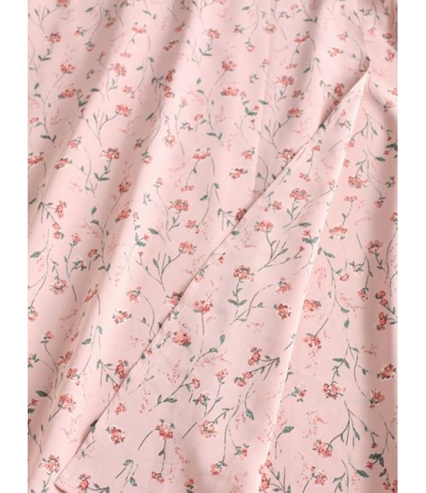 Ditsy Floral Cami Top And Knotted Wrap Skirt Set