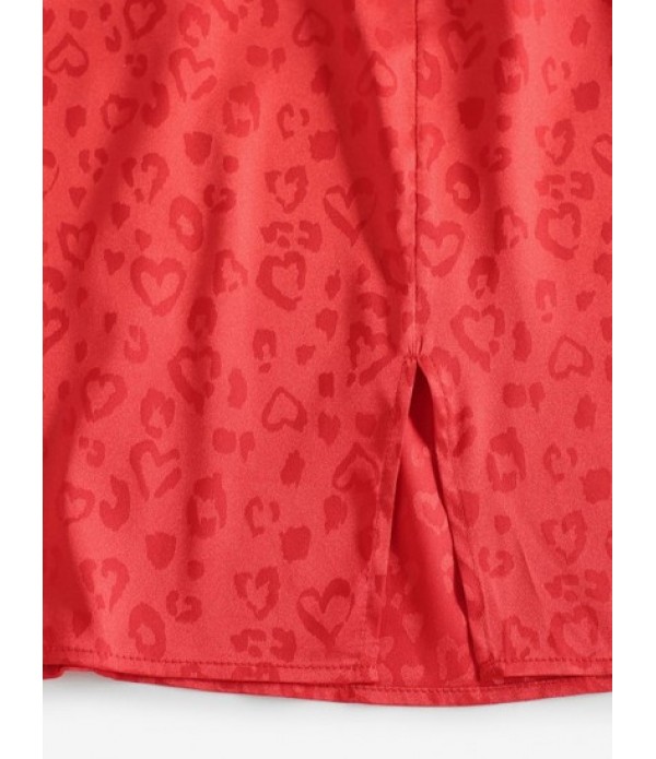 Chinoiserie Backless Midriff Flossing Top And Split Skirt Set