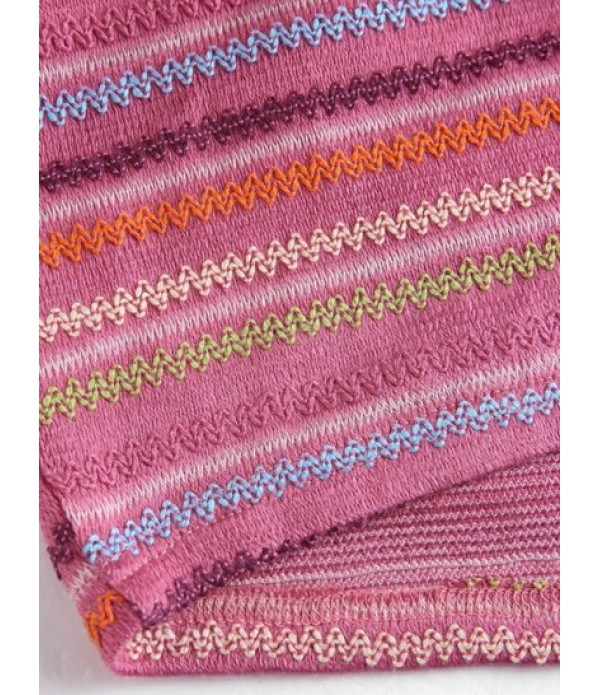 Women's Rainbow Zig Zag Knitted Tube Top And Ruched Criss Cross Striped Flossing Skirt Set Women's Rainbow Zig Zag Knitted Tube Top And Ruched Criss Cross Striped Flossing Skirt Set